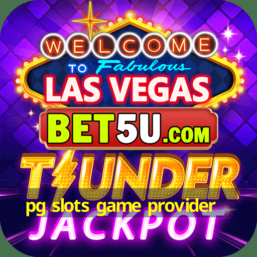 pg slots game provider